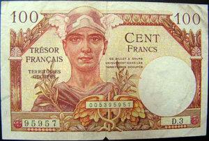 100 francs Trésor Français type 1947