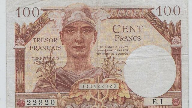 100 francs Trésor Français type 1947