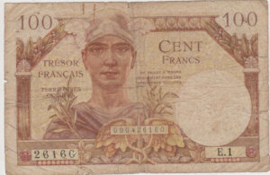 100 francs Trésor Français type 1947