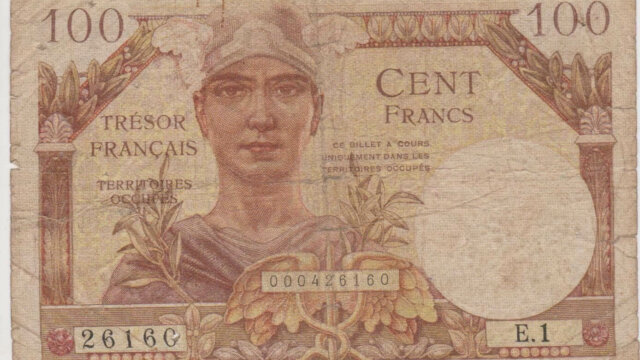 100 francs Trésor Français type 1947