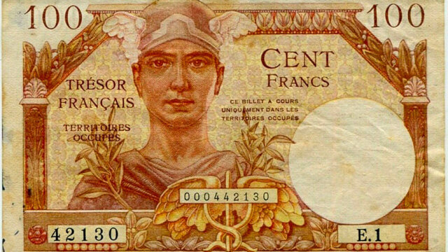 100 francs Trésor Français type 1947