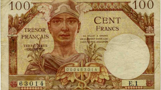 100 francs Trésor Français type 1947