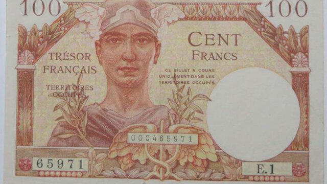 100 francs Trésor Français type 1947