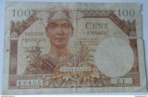 100 francs Trésor Français type 1947