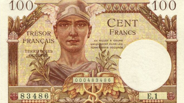 100 francs Trésor Français type 1947