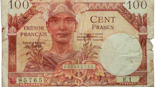 100 francs Trésor Français type 1947