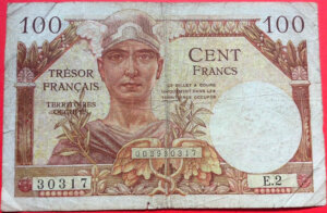 100 francs Trésor Français type 1947