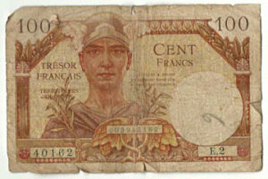 100 francs Trésor Français type 1947