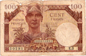 100 francs Trésor Français type 1947