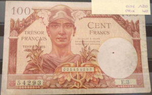 100 francs Trésor Français type 1947