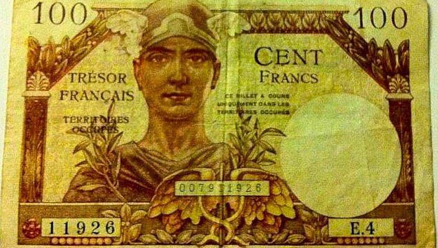 100 francs Trésor Français type 1947