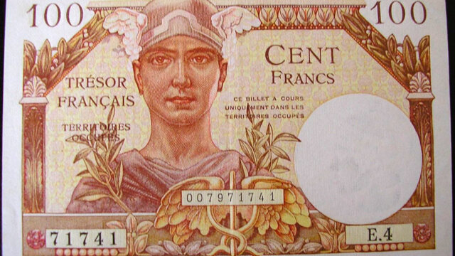 100 francs Trésor Français type 1947