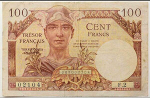 100 francs Trésor Français type 1947