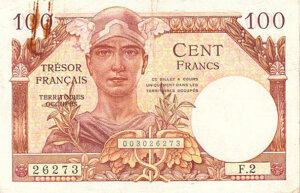 100 francs Trésor Français type 1947