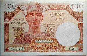 100 francs Trésor Français type 1947