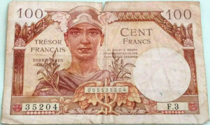 100 francs Trésor Français type 1947