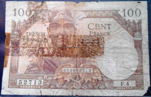 100 francs Trésor Français type 1947