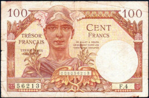 100 francs Trésor Français type 1947