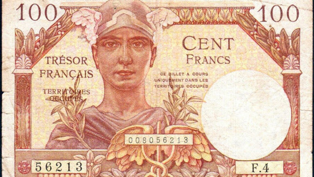 100 francs Trésor Français type 1947