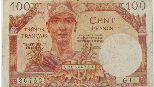 100 francs Trésor Français type 1947