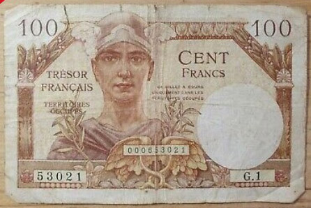 100 francs Trésor Français type 1947