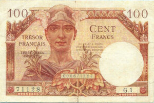 100 francs Trésor Français type 1947