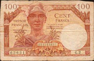 100 francs Trésor Français type 1947