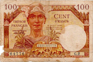 100 francs Trésor Français type 1947