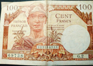 100 francs Trésor Français type 1947