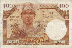 100 francs Trésor Français type 1947