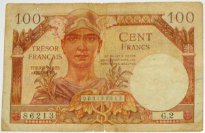 100 francs Trésor Français type 1947