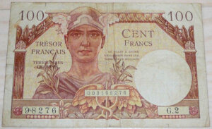 100 francs Trésor Français type 1947