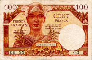 100 francs Trésor Français type 1947