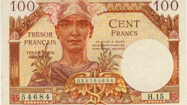 100 francs Trésor Français type 1947