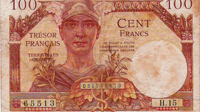 100 francs Trésor Français type 1947