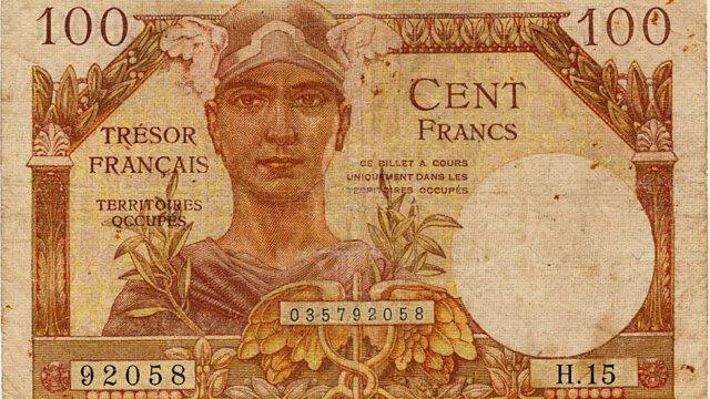 100 francs Trésor Français type 1947