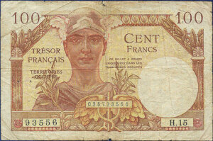 100 francs Trésor Français type 1947