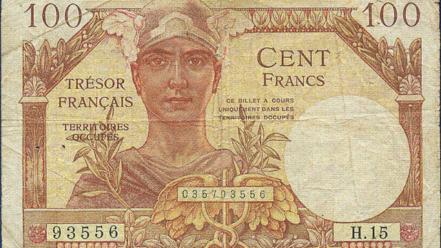 100 francs Trésor Français type 1947