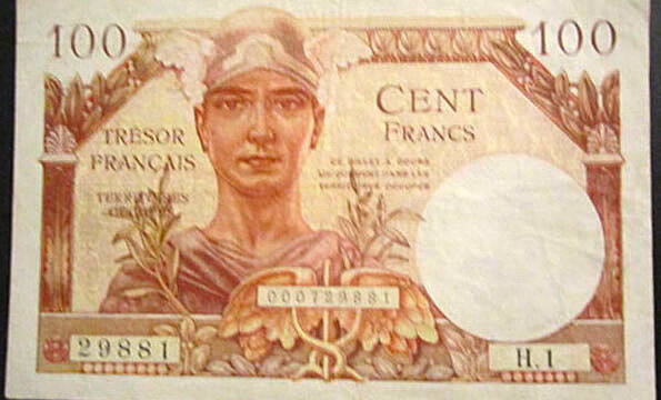 100 francs Trésor Français type 1947