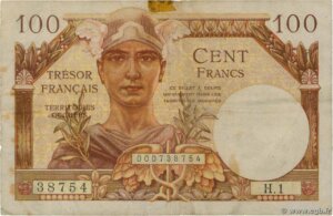 100 francs Trésor Français type 1947