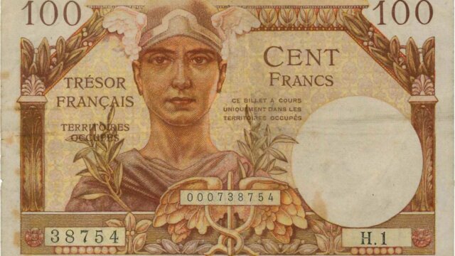 100 francs Trésor Français type 1947