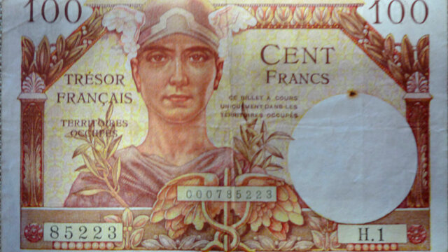 100 francs Trésor Français type 1947