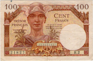 100 francs Trésor Français type 1947