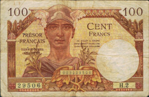 100 francs Trésor Français type 1947