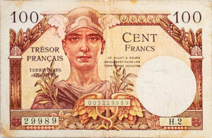 100 francs Trésor Français type 1947