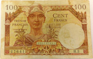 100 francs Trésor Français type 1947