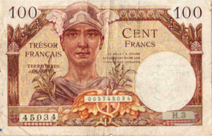 100 francs Trésor Français type 1947