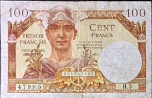 100 francs Trésor Français type 1947