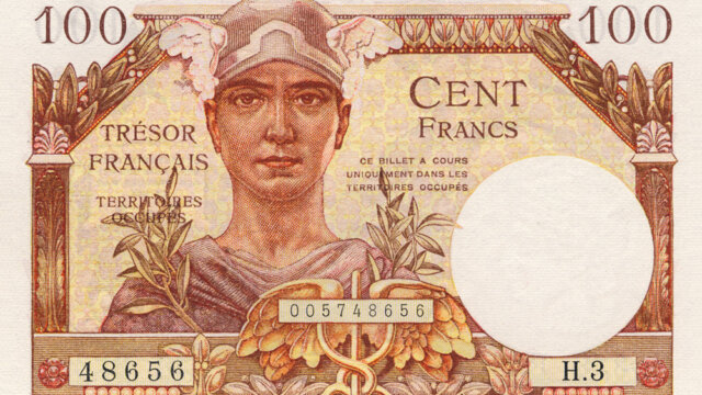 100 francs Trésor Français type 1947