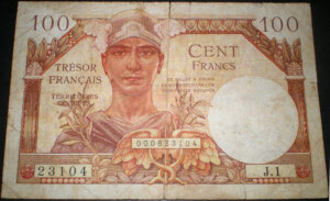 100 francs Trésor Français type 1947